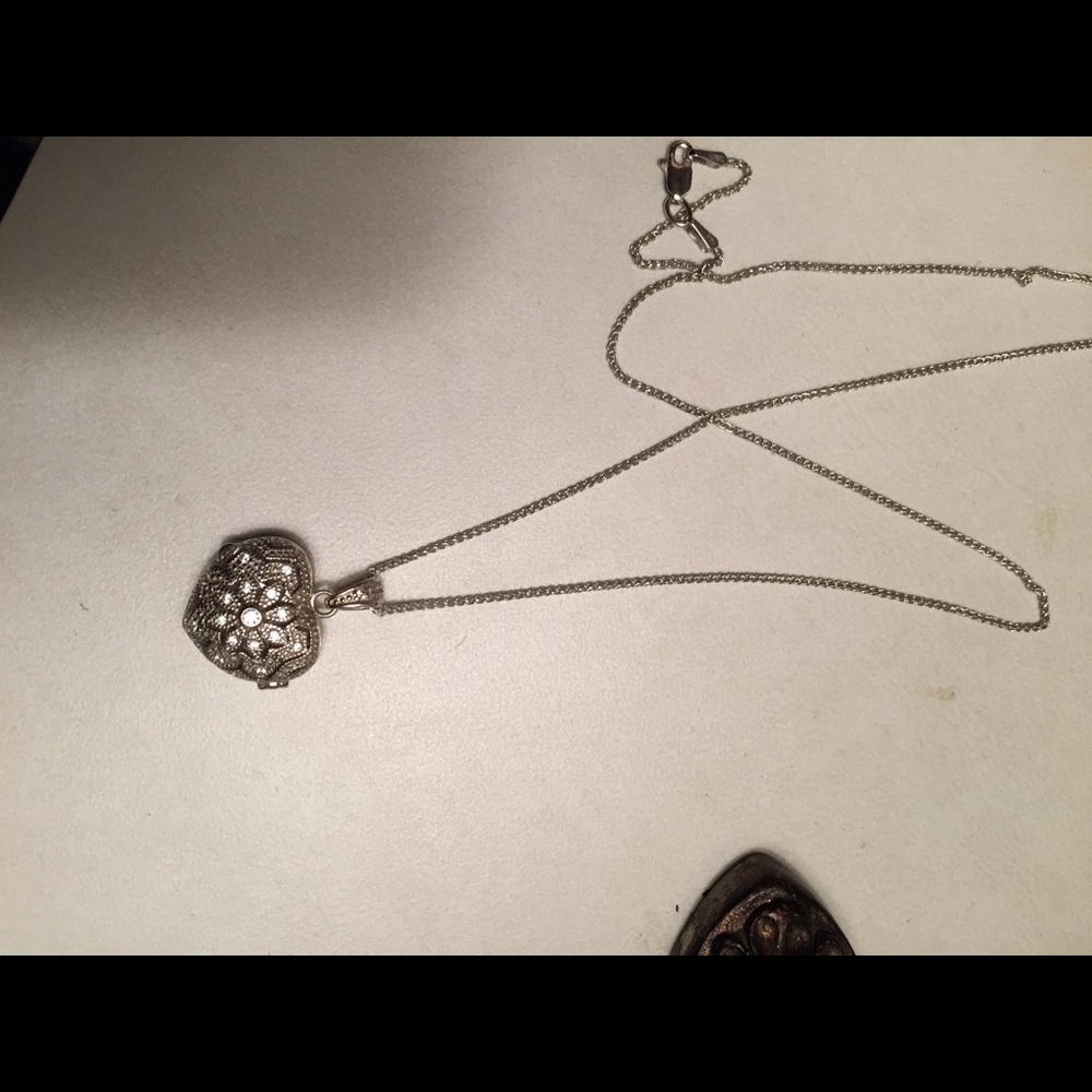 Sterling silver heart locket